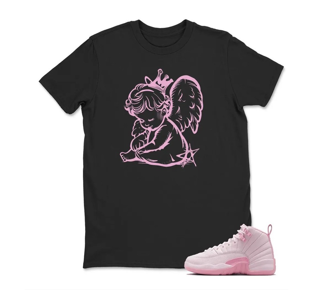 shirt To Match JD 12 PEARL PINK, Best Gift, Birthday, BLACK/WHITE