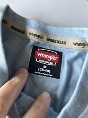Wrangler Workwear Tshirt Size M 100%cotton