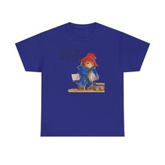 Vintage UK Cartoon Plush Bear Unisex Tee, Shirt for Pet Lovers, Retro