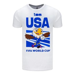 T-shirt Logo USA World Cup 2026, Cottton T-Shirt