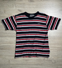 Vintage Bitch Skateboards Striped T Shirt Men’s Size Large 90S