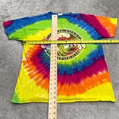 Colortone Tie-Dye Graphic T-Shirt Mens Large Multicolor Crew Neck Cotton Tee