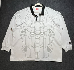 Gundam Seed x Levi’s Rugby Shirt Long Sleeve Size XXL