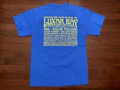 2013 LUNAR BAY ARTS & MUSIC FESTIVAL CONCERT T SHIRT MENS MEDIUM BLUE MOE. MD