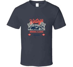 Vintage Car Graphic T Shirt
