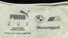 NWT BMW Motorsport T-Shirt Puma BMW Mms Car Graphic Tee 2 Fan Jersey Size XL