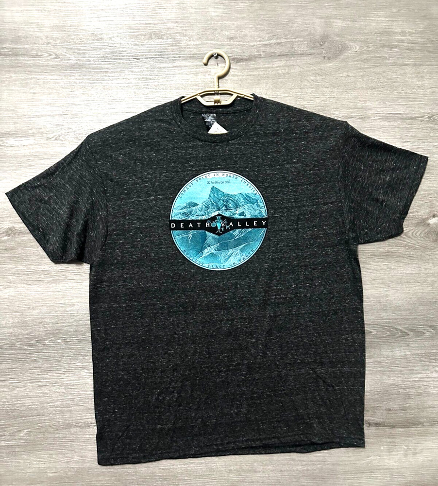 NWT Death Valley Crew Neck Dk Gray T Shirt Size XXL