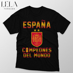 España Campeones del Mundo T Shirt Spain World Cup 2026 Champions La segunda Tee