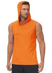Men’s Muscle Hoodies Sleeveless Tank Tops Gym Fitness Running Sport Vest T-Shirt