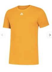 adidas Cotton Amplifier Tee Short Sleeve Gold EK0168 Men’s Size XL – NWT