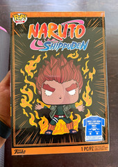 Funko Pop! Tees Naruto Shippuden Might Guy Black Crew Neck T-Shirt M