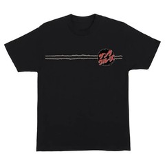 Santa Cruz X Godzilla DESTROYER Skateboard T Shirt BLACK