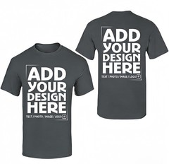 Custom Gift T-Shirt Personalized Photo Text Print For Family Friends Birthday