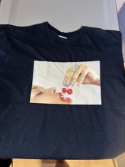 Supreme Cherries Tee Cherry Photo Print Mens L Outdoor Skate Surf Art