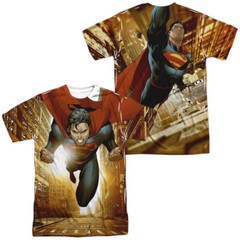 Superman Up City Unisex Adult Halloween Costume T Shirt, S-3XL