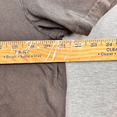 Lucky Brand Mens Classic Fit Graphic T-Shirt Brown Cotton Made in USA Large 0607