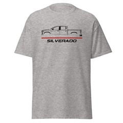 Silverado 2019 Modern Crew Cab Custom Truck Stance Graphic T-Shirt Gift
