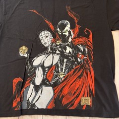 Spawn Pinhead Hellraiser Graphic T Shirt XL Black Todd McFarlane Made In USA