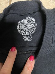 Sex Wax Fade (Logo in Color) Black Short Sleeve T-shirt Legendary Mr Zogs Mens M