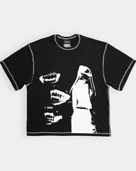 Oversized T-shirt OGONPUSHKA Chix black