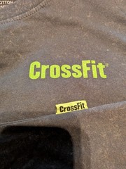 New Unisex Crossfit XL Pukie The Clown Tee – Charcoal Mineral Wash Male Female