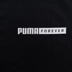 Puma Tank Top Mens Big Logo L Black Polyester Blend Sleeveless