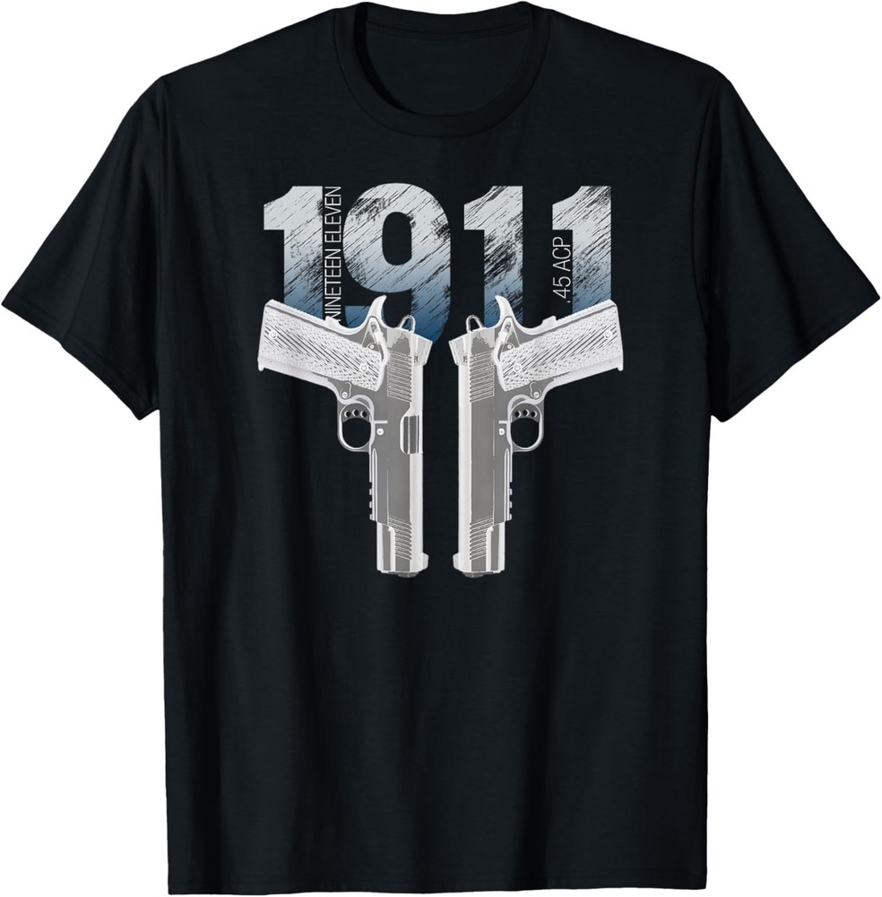 1911 Handgun Pro Gun 2nd Amendment Patriotic T-Shirt