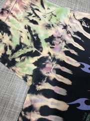 Vintage 1994 Liquid Blue Ian Bohorquez Goat Skull/Snake Tie Dye Shirt Size XL