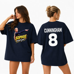 Sophie Cunningham 8 Fan T- Shirt Basketball Graphic Tee Unisex Gift
