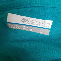 Columbia PFG T-Shirt Men’s Large Blue Wild Cast Pocket Short Sleeve New