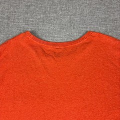 Polo Ralph Lauren Shirt Mens XL Orange Pocket Tagless Crewneck Cotton Jersey