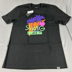 Swag Golf Tee T-Shirt OG Swag I Like It Graphic Print Medium Black NWT MSRP $98