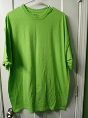 Gildan Mens Smart Basics T-Shirt Lime Green 2XL