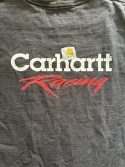 Vintage Y2K Carhartt Racing Pocket T-Shirt Mens M Distressed Rare Double Sided