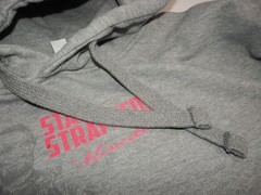 Stay Strapped Hoodie Gray Mens M Abraham Lincoln Soldier 2A Rare Guns