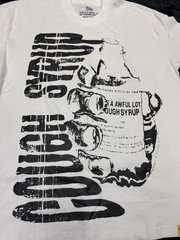 White Warning T-Shirt That’s a Awful Lot of Cough Syrup, Size M