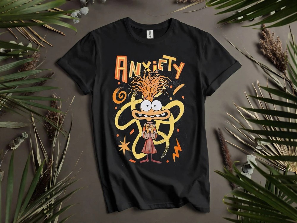 Disney Pixar Inside Out 2 Anxiety Women Unisex T-shirt Gift For Friends