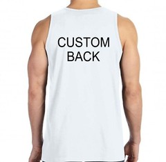 CUSTOMIZED SHIRTS IMAGE PHOTO DTG PRINTING DIRECT TO GARMENT MENS TANK TOP