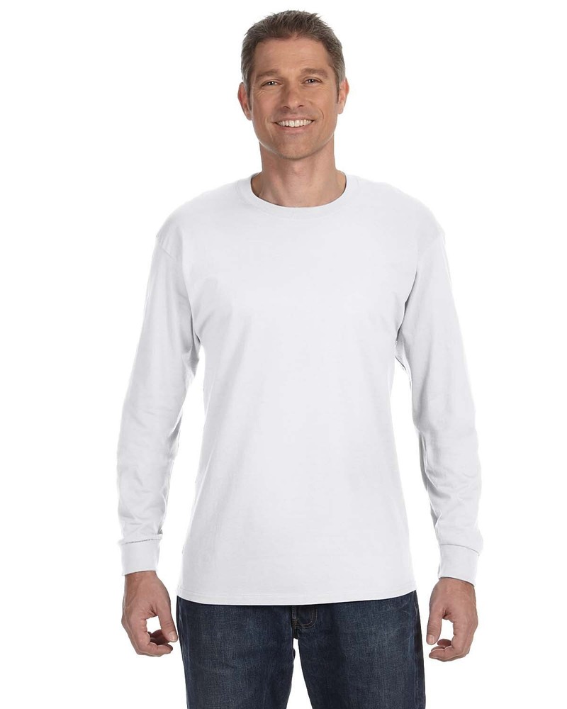 3 Pack Of Gildan Adult Heavy Cotton Long Sleeve Stylish Plain T-Shirt G540
