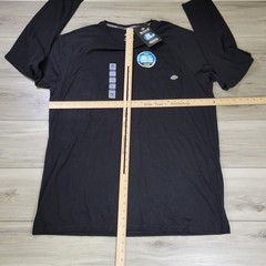Dickies T-Shirt Men’s 2XLT Black Long Sleeve Temp IQ Performance New
