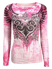 Xtreme Couture by Affliction Women’s Long Sleeve Thermal Shirt Dealer