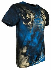 ARCHAIC by AFFLICTION Men’s T-Shirt NEWMAN Black Biker MMA S-5XL