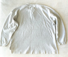 VTG Abercrombie & Fitch Mens Size XL Shirt Ribbed Oversized Henley Sport Jersey