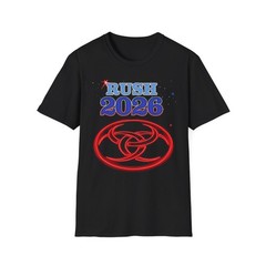 Unisex Soft Cotton T-Shirt. Rush 2026 tour shirt
