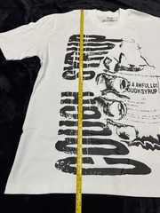 White Warning T-Shirt That’s a Awful Lot of Cough Syrup, Size M