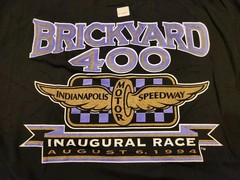 Vintage Brickyard 400 Inaugural Race T Shirt Size 2XL Indianapolis Speedway New