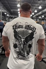 Iron Gods Archangel Gym Shirt Gym Pump Cover Christian Gym Clothing
