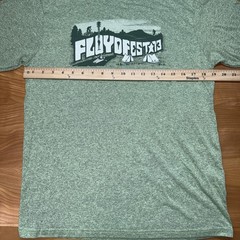Floydfest 13 Music Festival T-Shirt Music Fest Size Large Green 100% Recycled