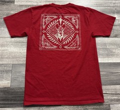 Disney x Vans Aladdin Jafar Lamp Shirt Mens Medium Red Short Sleeve Movie Tee
