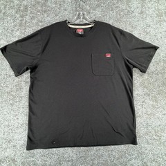 Wrangler Workwear T Shirt Mens Large Black Utility Moisture Wicking Relaxed Fit